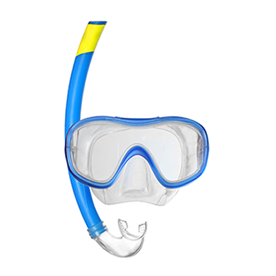 Dive Mask on a white background with space for your text.